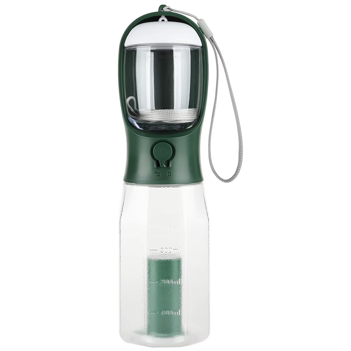 3 in 1 Pet Outdoor Walking Food Grade BPA Leak Proof Portable High Temperature Resistance Dog Water Bottle Dispenser
