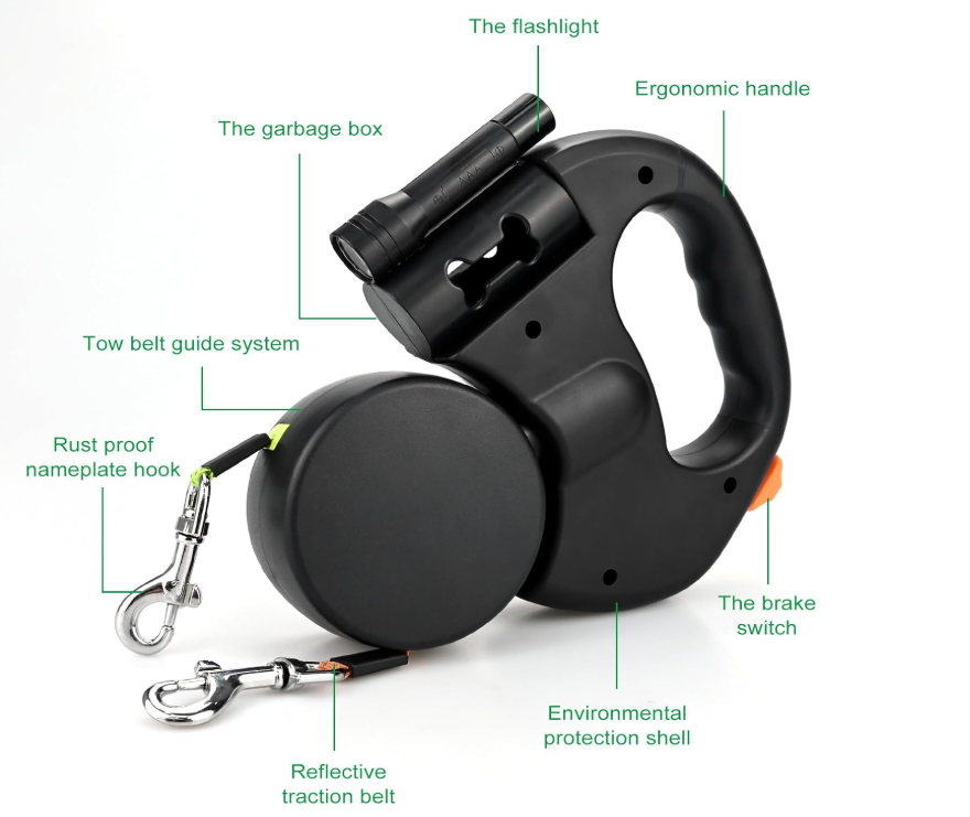 Correa para Perros Doble 360°