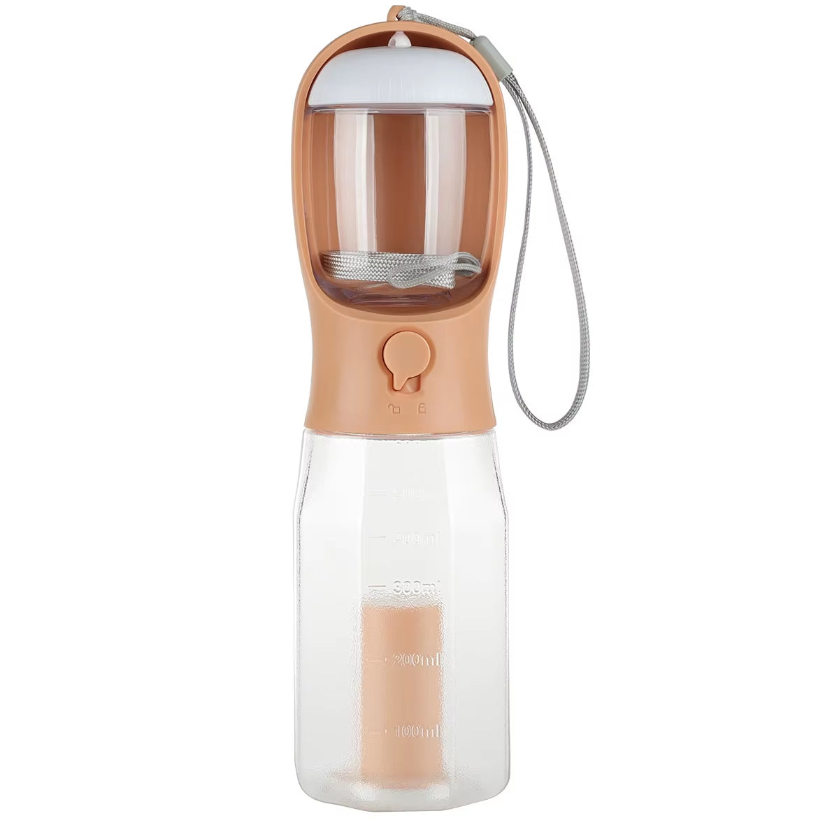 3 in 1 Pet Outdoor Walking Food Grade BPA Leak Proof Portable High Temperature Resistance Dog Water Bottle Dispenser