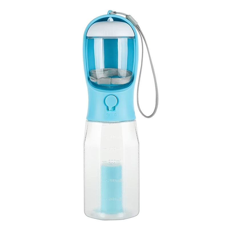 Botella Portátil PetPopa HydroGo 3 en 1 – Agua, comida y bolsas en un solo accesorio